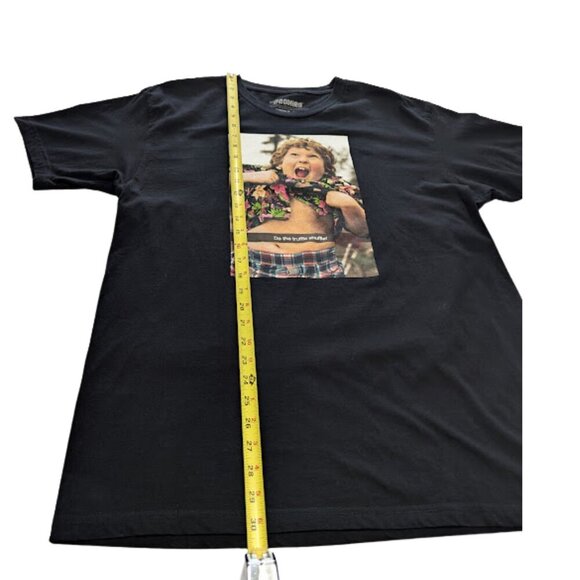 The Goonies Movie Graphic Tee “Truffle Shuffle” Black Men's *Sz L - Picture 4 of 6